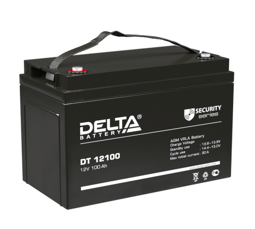 Аккумуляторная батарея ОПС серии DT 12100  12В/100Ач  DT 12100  DELTA