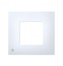 Simon 27 Накладка декоративная на рамку базовую, 1 пост, антибактериальная функция, S27 Play, белый  2700617-060  Simon