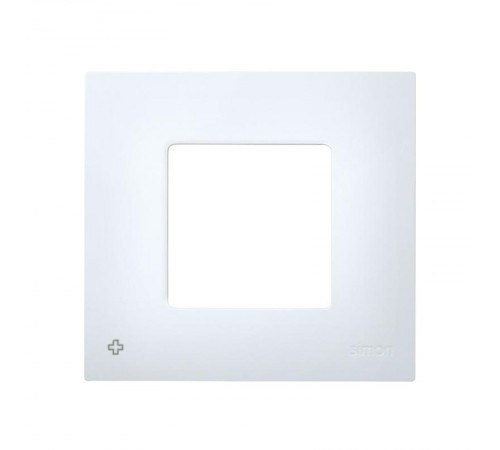 Simon 27 Накладка декоративная на рамку базовую, 1 пост, антибактериальная функция, S27 Play, белый  2700617-060  Simon