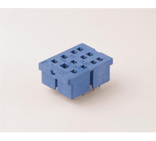 Розетка для монтажа на плате для реле 55.33; в комплекте металлическая клипса 094.51  9413SMA  Finder