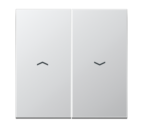 Двойная клавиша с символами "стрелки" для балансирных механизмов выключателей (кнопок), в комплекте с CD95HP (крепежный элемент), возможно IP44; метал