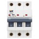 Выключатель автоматический трехполюсный M06N 3P D 63А 6кА ARMAT  AR-M06N-3-D063  IEK