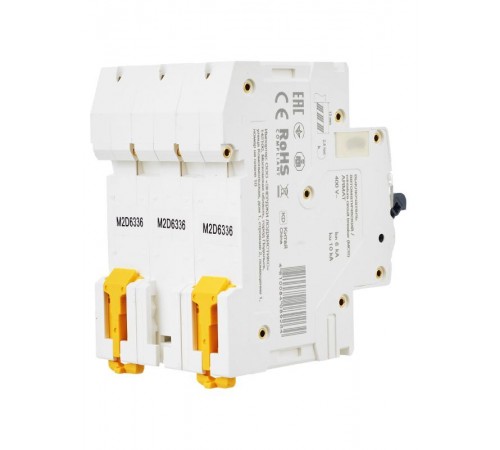 Выключатель автоматический трехполюсный M06N 3P D 63А 6кА ARMAT  AR-M06N-3-D063  IEK