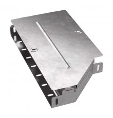 Переходник левый с крышкой Стандарт 400х300х50   PR16.0685  Промрукав