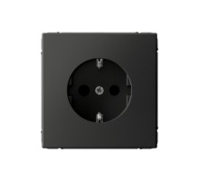 ArtGallery Базальт Розетка с заземлением со шторками, 16А, механизм, быстрозажим. клем.  GAL001445S  SE