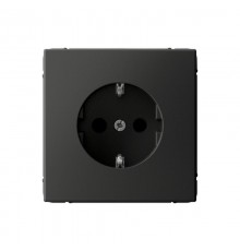 ArtGallery Базальт Розетка с заземлением со шторками, 16А, механизм, быстрозажим. клем.  GAL001445S  SE