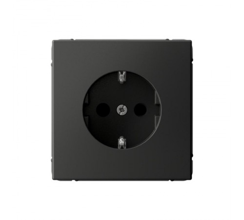 ArtGallery Базальт Розетка с заземлением со шторками, 16А, механизм, быстрозажим. клем.  GAL001445S  SE
