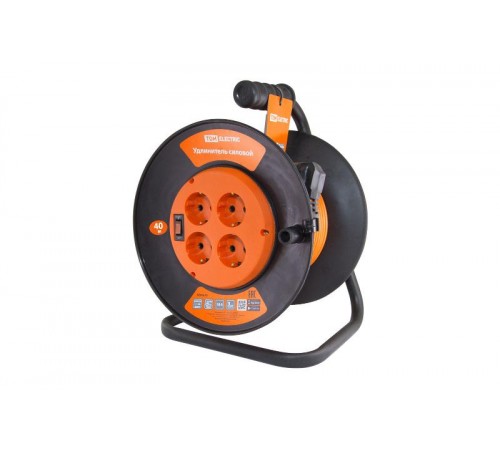 Удлинитель силовой УК6-004  (4 места/40м ПВС 2х0,75)  SQ1301-0562  TDM