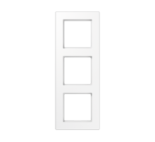 Рамка для вертикальной и горизонтальной установки, 3 поста; термопласт; белый; A550  A5583BFWW  Jung