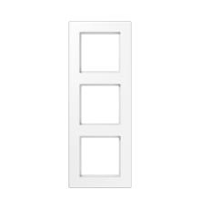 Рамка для вертикальной и горизонтальной установки, 3 поста; термопласт; белый; A550  A5583BFWW  Jung