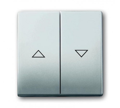 Клавиша для механизма выключателя жалюзи 2000/4 U и 2020/4 US, с маркировкой, серия pur/сталь  1751-0-2964   2CKA001751A2964  ABB