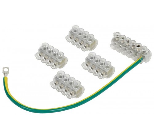 Набор колодок клеммных НК-2 (4xKE10.1+KE10.3, SV15.5)   UZK-NKK-155  IEK