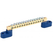 Шина N "ноль" на двух угловых изоляторах ШНИ-6х9-14-У2-С  YNN10-69-14C2-K07  IEK