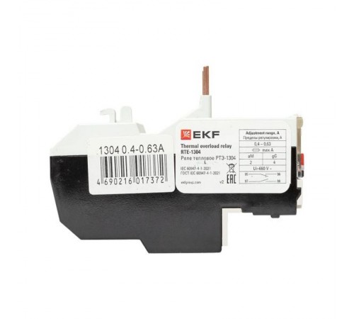 Реле тепловое РТЭ-1304 0,4-0,63А EKF PROxima  rel-1304-0.4-0.63  EKF