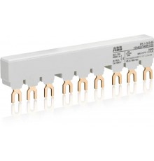 Шинная разводка 3-фазн. PS1-3-0-65 до 65А для 3-х автоматов типа MS116, MS132 без доп. контактов  1SAM201906R1103  ABB