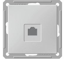 W59 Матовый хром Розетка компьютерная 1-ая RJ45 кат.5e  RSI-152K5E-5-86  SE