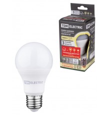 Лампа светодиодная А60 - 10 Вт-230 В -3000 К-E27 "-ДИММЕР"  SQ0340-0197  TDM