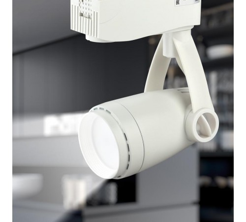 Светильник трековый под лампу TR12-GU10 WH GU10 ,белый  Б0044273  ЭРА