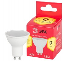 Лампа светодиодная RED LINE LED MR16-9W-827-GU10 R GU10 R 9Вт софит теплый белый свет  Б0050691  ЭРА