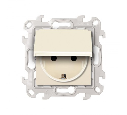 Simon 24 Сл. кость Розетка 2К+З Schuko IP44  2450448-031  Simon