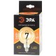 Лампа светодиодная F-LED G95-7W-824-E27 spiral gold (филамент, шар спир зол, 7Вт, тепл, E27) (20/560)  Б0047663  ЭРА