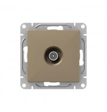 Механизм розетки TV, одиночная, шампань Эпика  UP1-SOC-TV-1 EKF