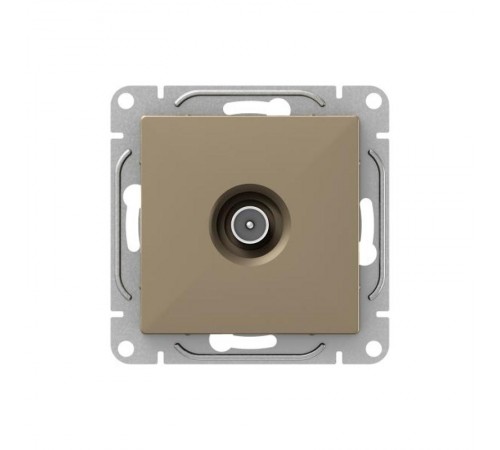 Механизм розетки TV, проходная, шампань Эпика  UP1-SOC-TV-2 EKF