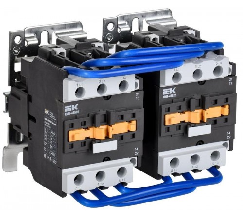 Контактор КМИ-46532 реверс 65А 230В/АС3 2НО;2НЗ  KKM43-065-230-22-1  IEK