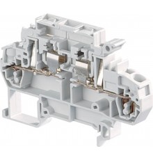 Клемма D2,5/8.SFDT.2L пруж. 2.5мм.кв. держатель предохранителя 5х20, 5х25 мм.,с неоновым индикатором сгор. предохр.110-220В  1SNA290094R2100