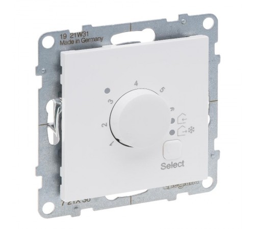 SUNO Комнатный электронный термостат 8А 230В. Винтовые зажимы. Цвет "Белый"  721136  Legrand