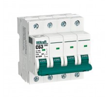 Выключатель автоматический без теплозащиты четырехполюсный ВА-103М 4P 63А характеристика C 6кА  12535DEK  Dekraft