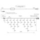 Светодиодная гирлянда ARD-EDGE-CLASSIC-2400x600-WHITE-88LED-MILK-FLASH White (230V, 6W) (Ardecoled, IP65)  034123  Arlight