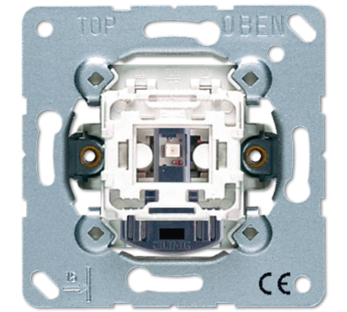 Механизм кнопочного гостиничного выключателя, Корридорный модуль  534KO5EUD230  Jung