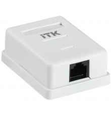 Настенная инф. розетка RJ45 кат. 6 UTP 1-порт  CS2-1C06U-12  ITK