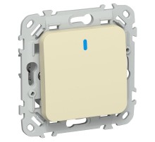 FLITE Переключатель 1-клавишный с индикацией 10А ВС61-1-1-ФлН навахо  FI-V12-1-10-1-K87  IEK