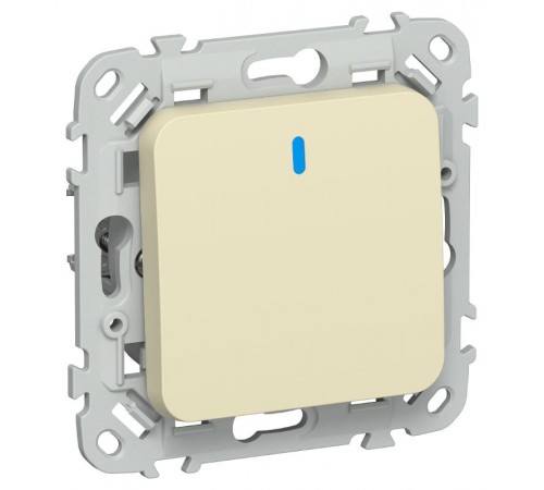 FLITE Переключатель 1-клавишный с индикацией 10А ВС61-1-1-ФлН навахо  FI-V12-1-10-1-K87  IEK