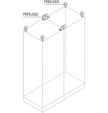 Уголки для подъема соедин. шкафов (2шт)1STQ008116A0000  ABB