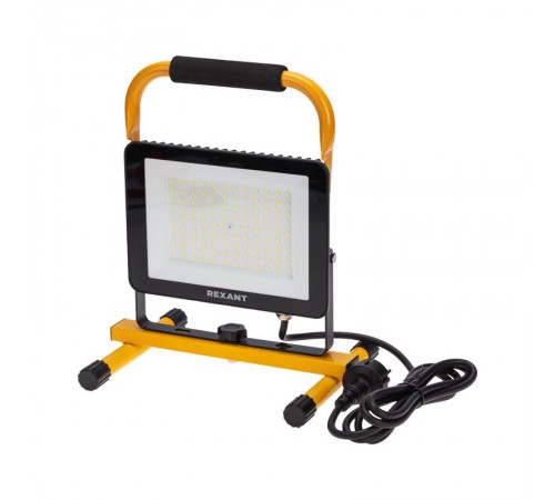 Прожектор-переноска СДО-EXPERT 100Вт 8000Лм 6500K со шнуром 2м и евровилкой  605-038  REXANT