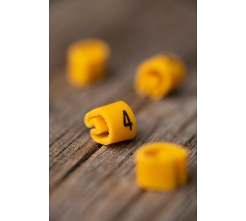 Маркер-кабельный 6,0кв.мм "4" (500шт.) (ЕС-3) EKF PROxima  plc-KM-6-4  EKF