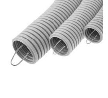 Труба ПВХ гофрир. легкая, с зондом диам 20 мм, огнестойкость E60-E90  10120-E90  Ecoplast