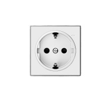 Накладка для розетки SCHUKO с линзой для контрольной подсветки, серия SKY, цвет альпийский белый2CLA858880A1101 ABB