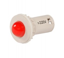 СКЛ-11-К-2-220, красная, 220В AC/DC, d=27, сила света 20 мКд, светодиодная коммутаторная лампа (ЭТ)  ET510804  Электротехник