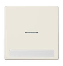 Клавиша для  выключателя с подсветкой и полем для надписи; слоновая кость  LS990NAKO5  Jung