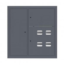 Щит этажный 4 кв. слаботочка слева RAL7024 (1000х950х150)  PROxima mb29-v-4z-ral7024 EKF