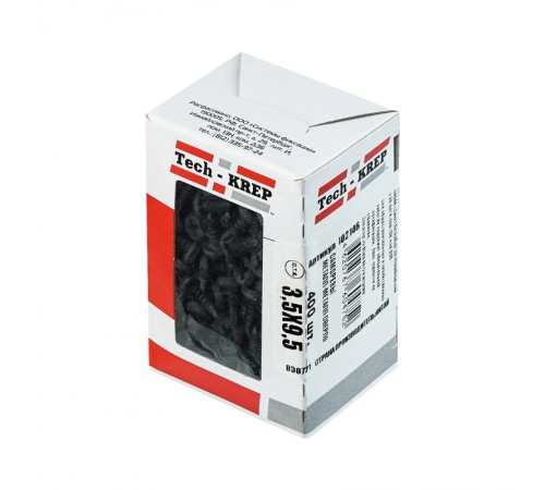 Саморез ШСММ св. 3,5х9,5 (400 шт) - коробка с окном ( 0,361 кг)  102146  Tech-KREP