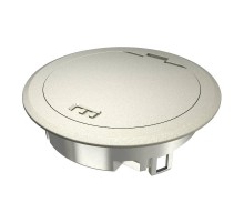 Лючок GES R2 40х140 мм (для монтажных оснований, никелир.) (GES R2 Ni)  7408850  OBO Bettermann