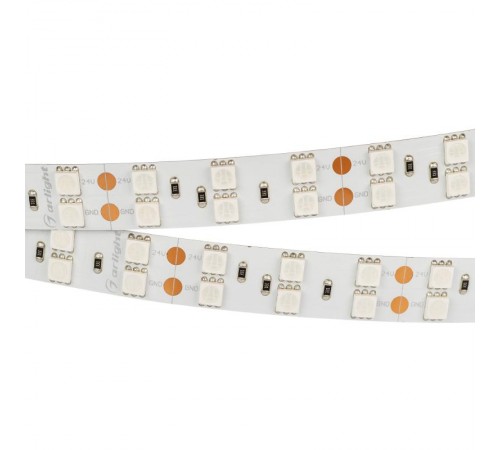 Лента светодиодная RT 2-5000 24V Green 2x2 (5060, 600 LED, LUX)  011262  Arlight