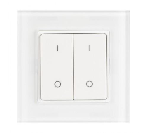 Панель SMART-P47-DIM-G-SUF (3V, 2 зоны, Knob, 2.4G) (Arlight, Стекло)  032984  Arlight