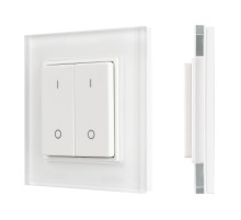 Панель SMART-P47-DIM-G-SUF (3V, 2 зоны, Knob, 2.4G) (Arlight, Стекло)  032984  Arlight