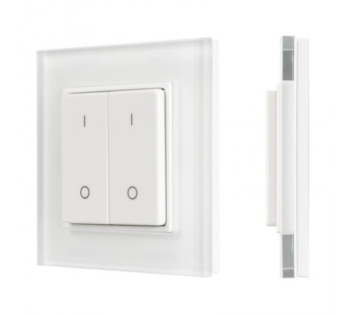 Панель SMART-P47-DIM-G-SUF (3V, 2 зоны, Knob, 2.4G) (Arlight, Стекло)  032984  Arlight